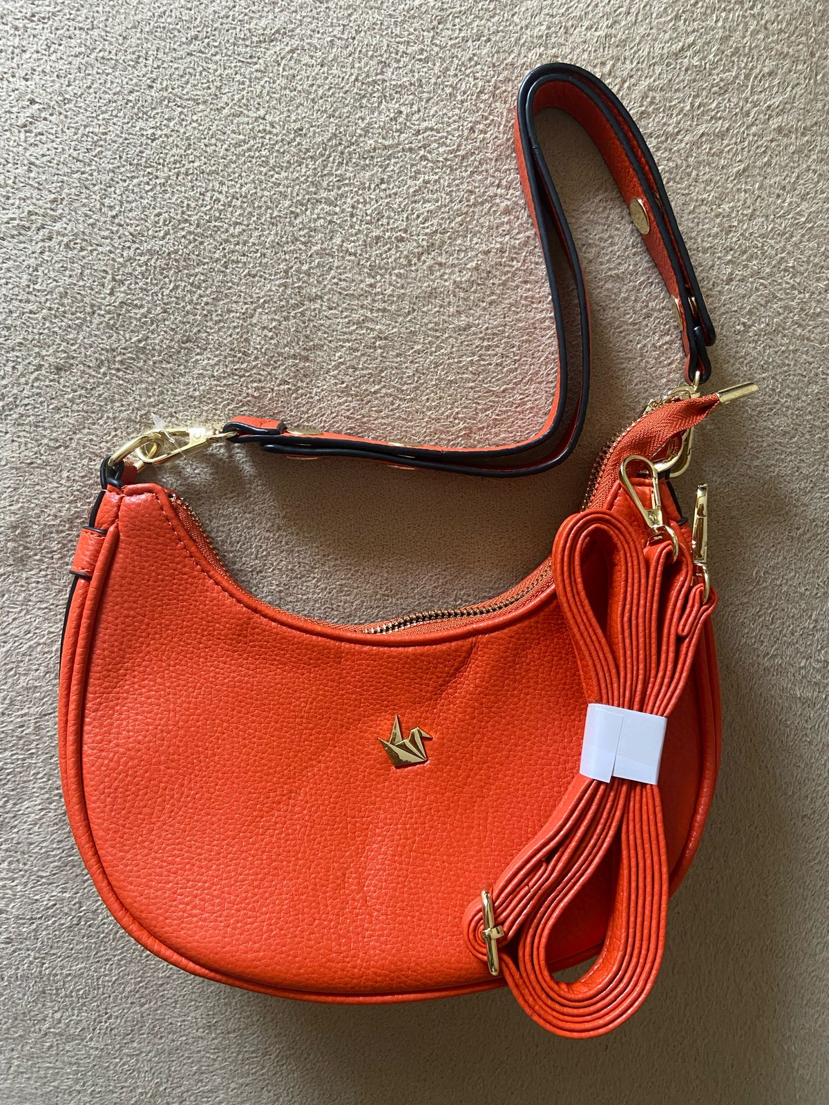 bolsa laranja frente